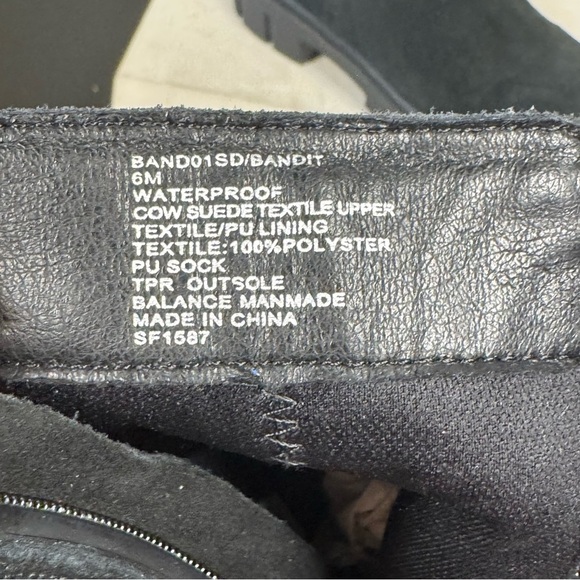 Blondo Women's Bandit Waterproof Fashion Boot,size 6, NWOT, black suede - Picture 9 of 12